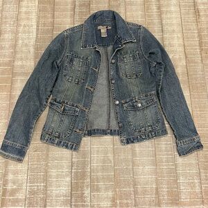 Forever 21 Vintage Stylish Blue Denim Jacket